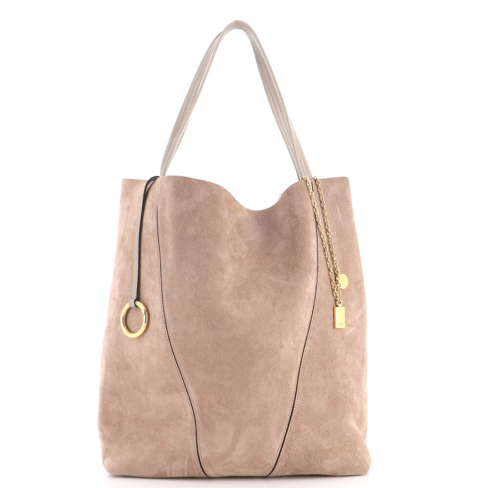 Chloe Large Spin Tote Suede